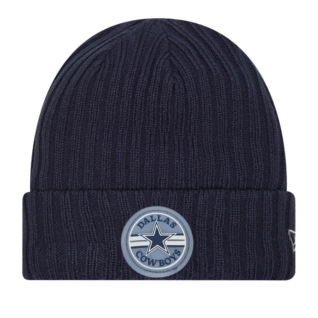 Dallas Cowboys New Era Sport Night Cuffed Knit Hat Navy - NFL