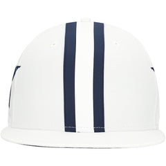 Dallas Cowboys New Era Helmet 9FIFTY Snapback Hat White - NFL