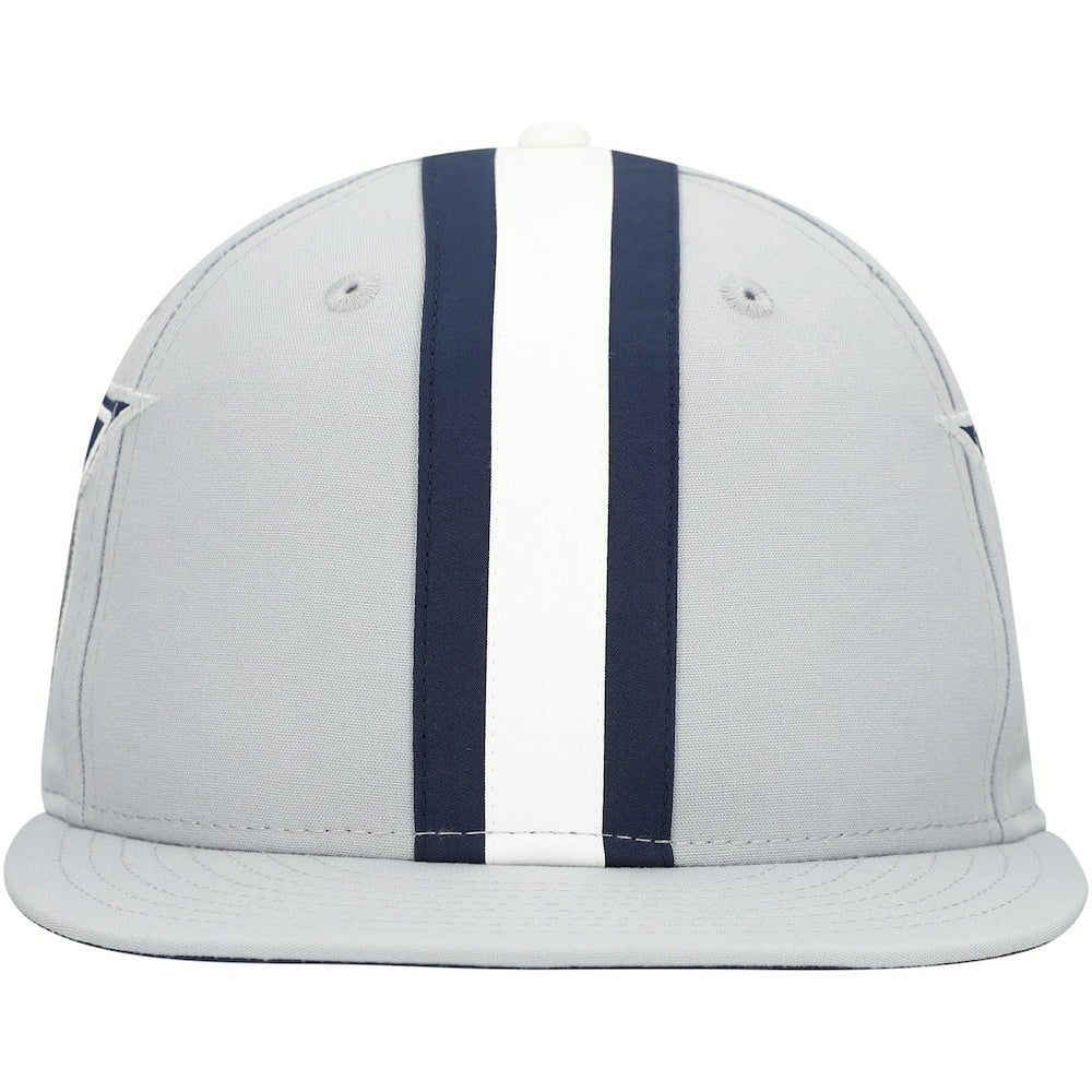 Dallas Cowboys New Era Helmet 9FIFTY Snapback Hat Gray - NFL