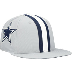 Dallas Cowboys New Era Helmet 9FIFTY Snapback Hat Gray - NFL