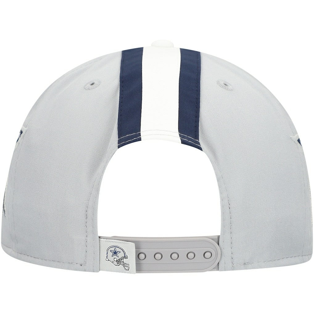 Dallas Cowboys New Era Helmet 9FIFTY Snapback Hat Gray - NFL