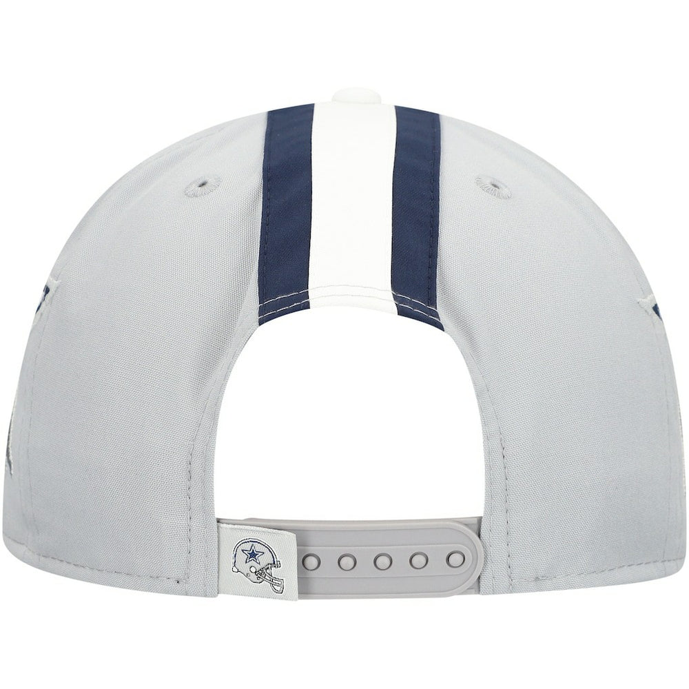 Dallas Cowboys New Era Helmet 9FIFTY Snapback Hat Gray - NFL