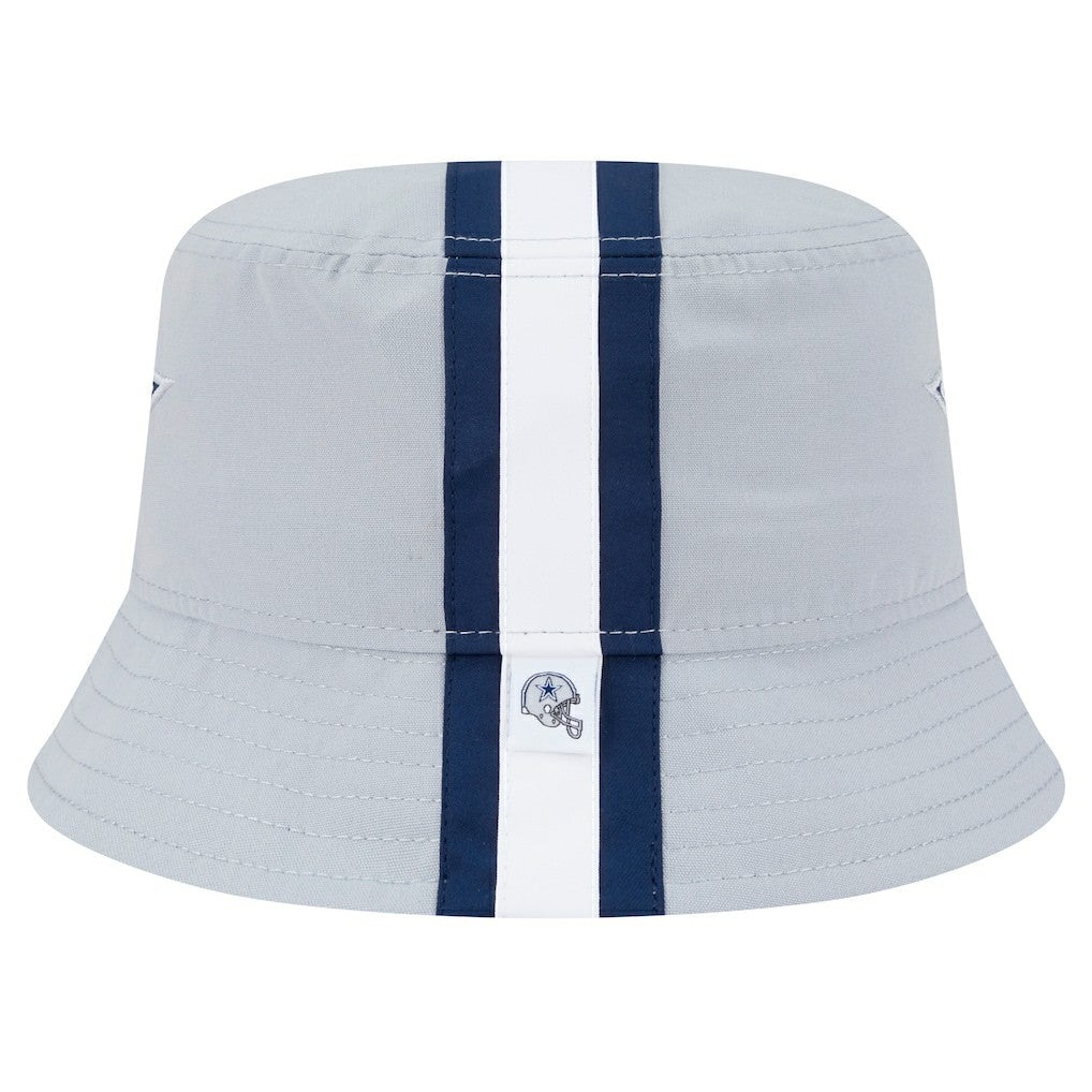 Dallas Cowboys New Era Helmet Bucket Hat Gray - NFL