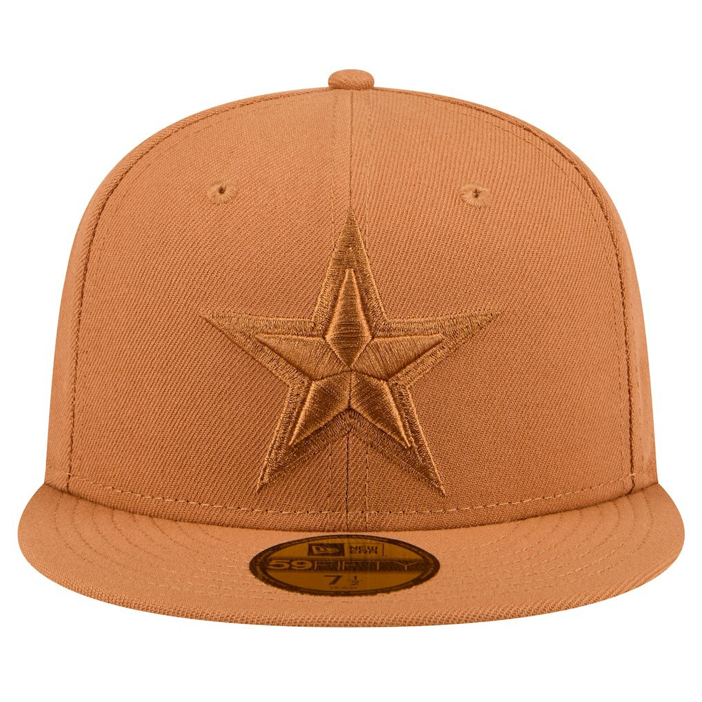 Dallas Cowboys New Era Tonal Color Pack 59FIFTY Fitted Hat Brown - NFL