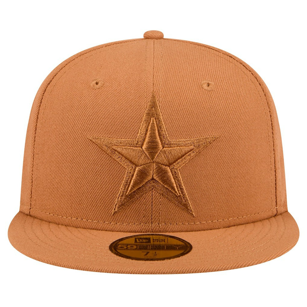 Dallas Cowboys New Era Tonal Color Pack 59FIFTY Fitted Hat Brown - NFL