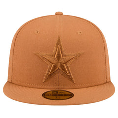 Dallas Cowboys New Era Tonal Color Pack 59FIFTY Fitted Hat Brown - NFL