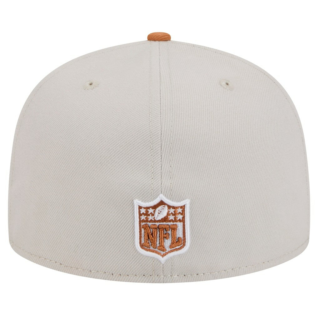 Dallas Cowboys New Era Two-Tone Color Pack 59FIFTY Fitted Hat Stone/Brown - NFL