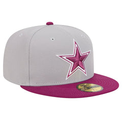 Dallas Cowboys New Era Two-Tone Color Pack 59FIFTY Fitted Hat Gray/Purple - NFL