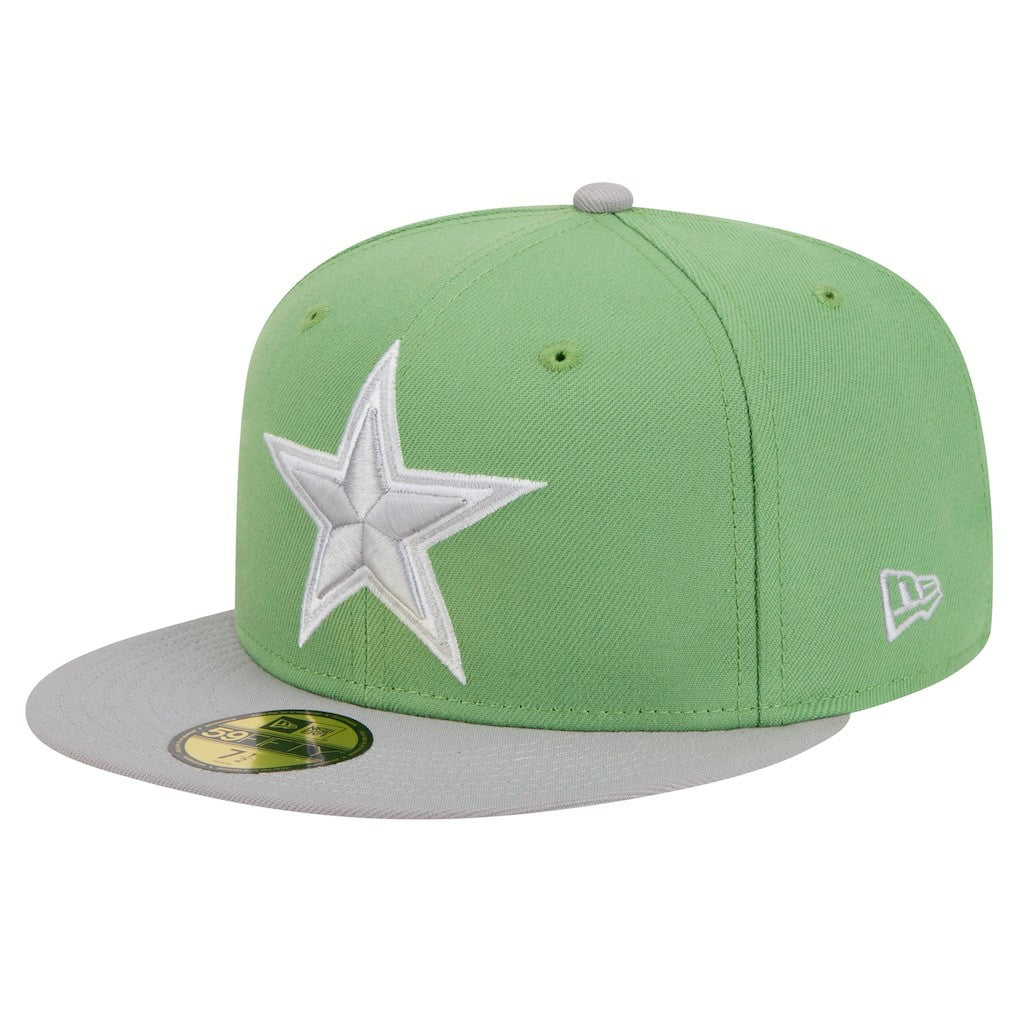Dallas Cowboys New Era Two-Tone Color Pack 59FIFTY Fitted Hat Green/Gray - NFL