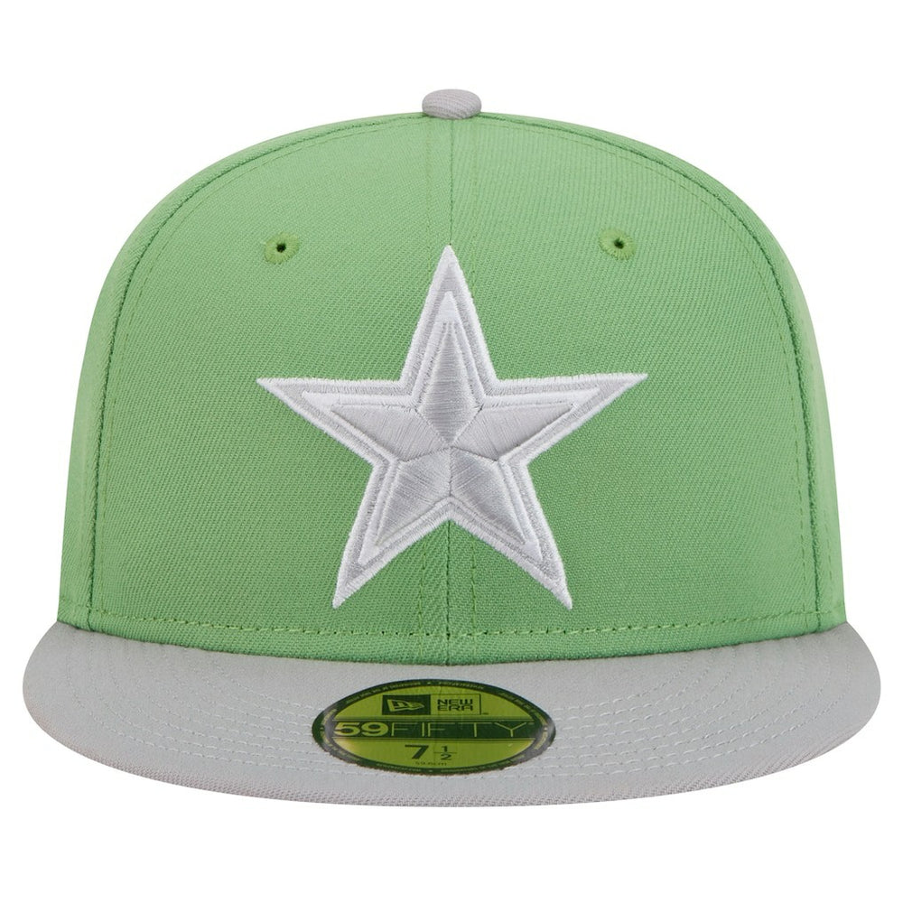 Dallas Cowboys New Era Two-Tone Color Pack 59FIFTY Fitted Hat Green/Gray - NFL