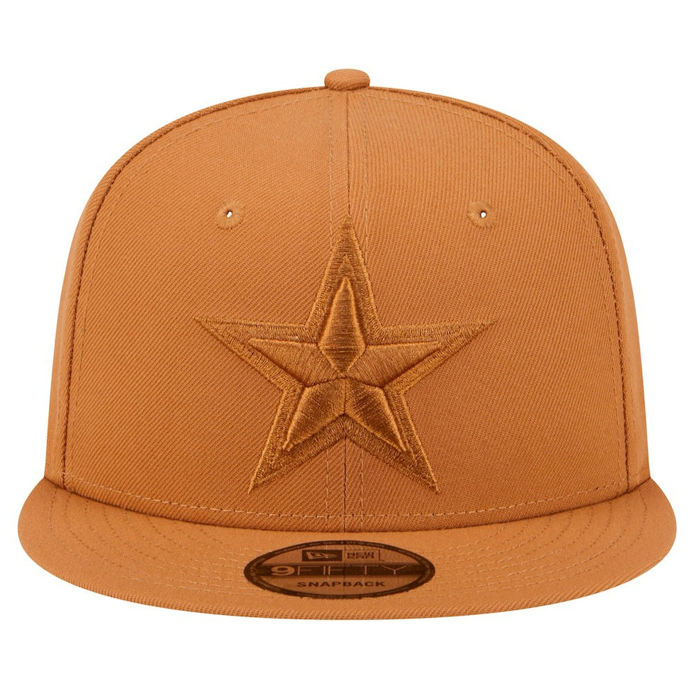 Dallas Cowboys New Era Tonal Color Pack 9FIFTY Snapback Hat Brown - NFL