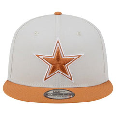 Dallas Cowboys New Era Two-Tone Color Pack 9FIFTY Snapback Hat Stone/Brown - NFL
