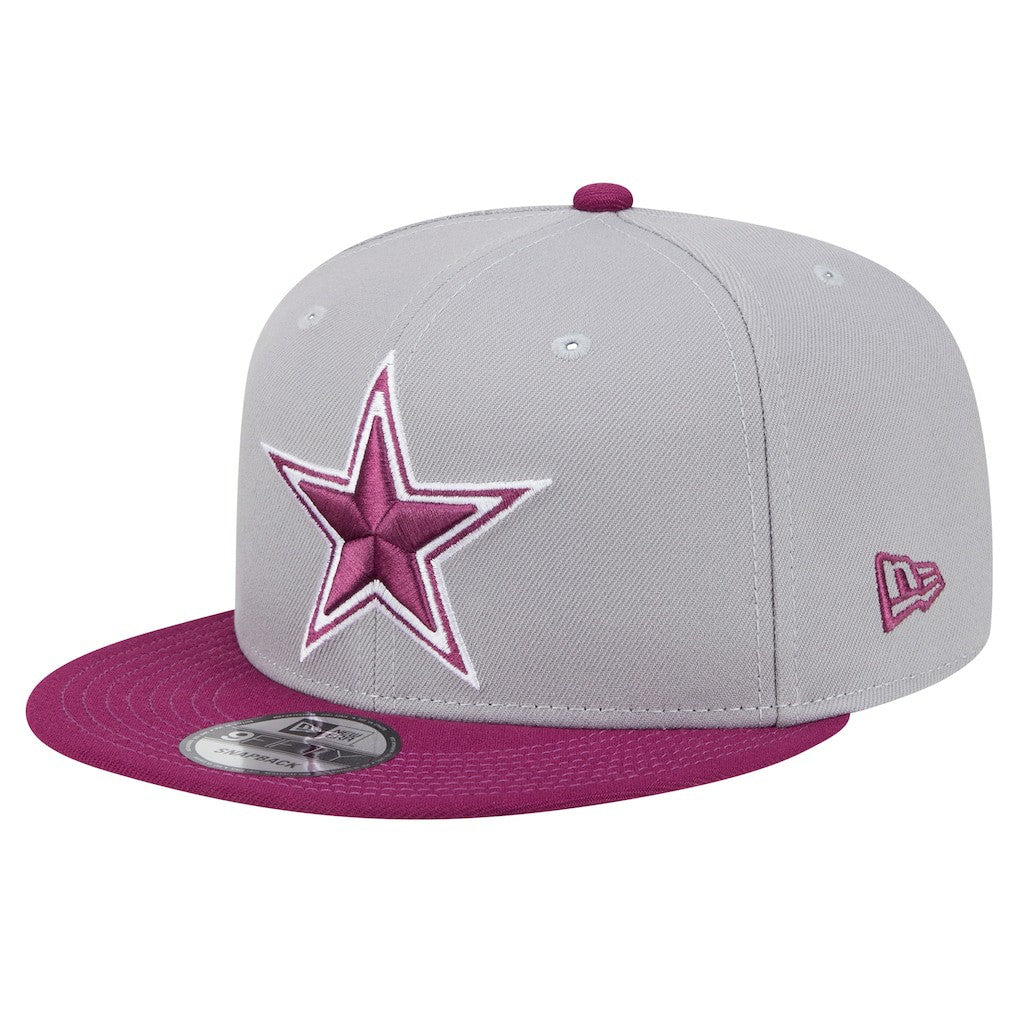 Dallas Cowboys New Era Two-Tone Color Pack 9FIFTY Snapback Hat Gray - NFL