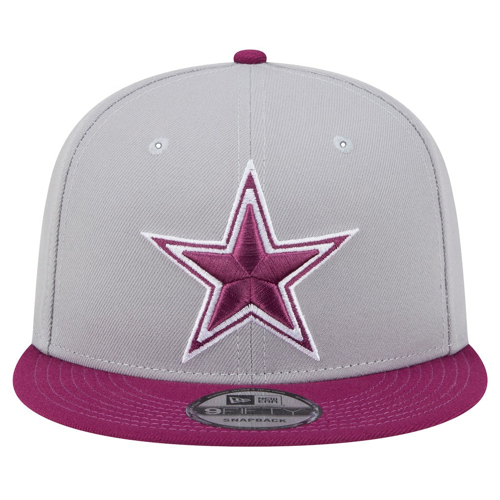 Dallas Cowboys New Era Two-Tone Color Pack 9FIFTY Snapback Hat Gray - NFL