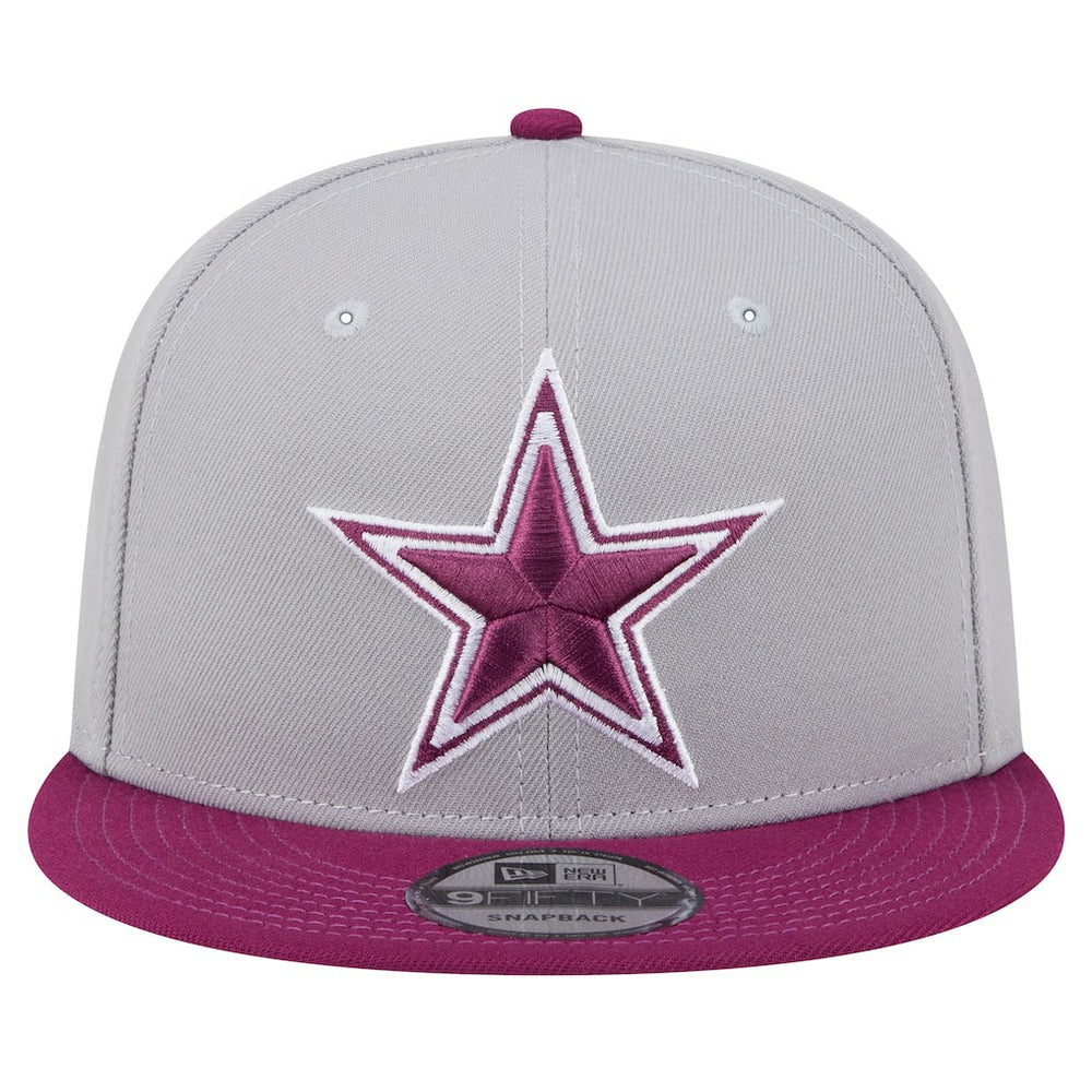 Dallas Cowboys New Era Two-Tone Color Pack 9FIFTY Snapback Hat Gray - NFL