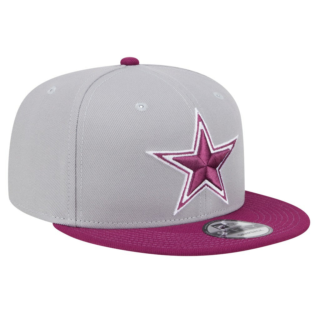 Dallas Cowboys New Era Two-Tone Color Pack 9FIFTY Snapback Hat Gray - NFL