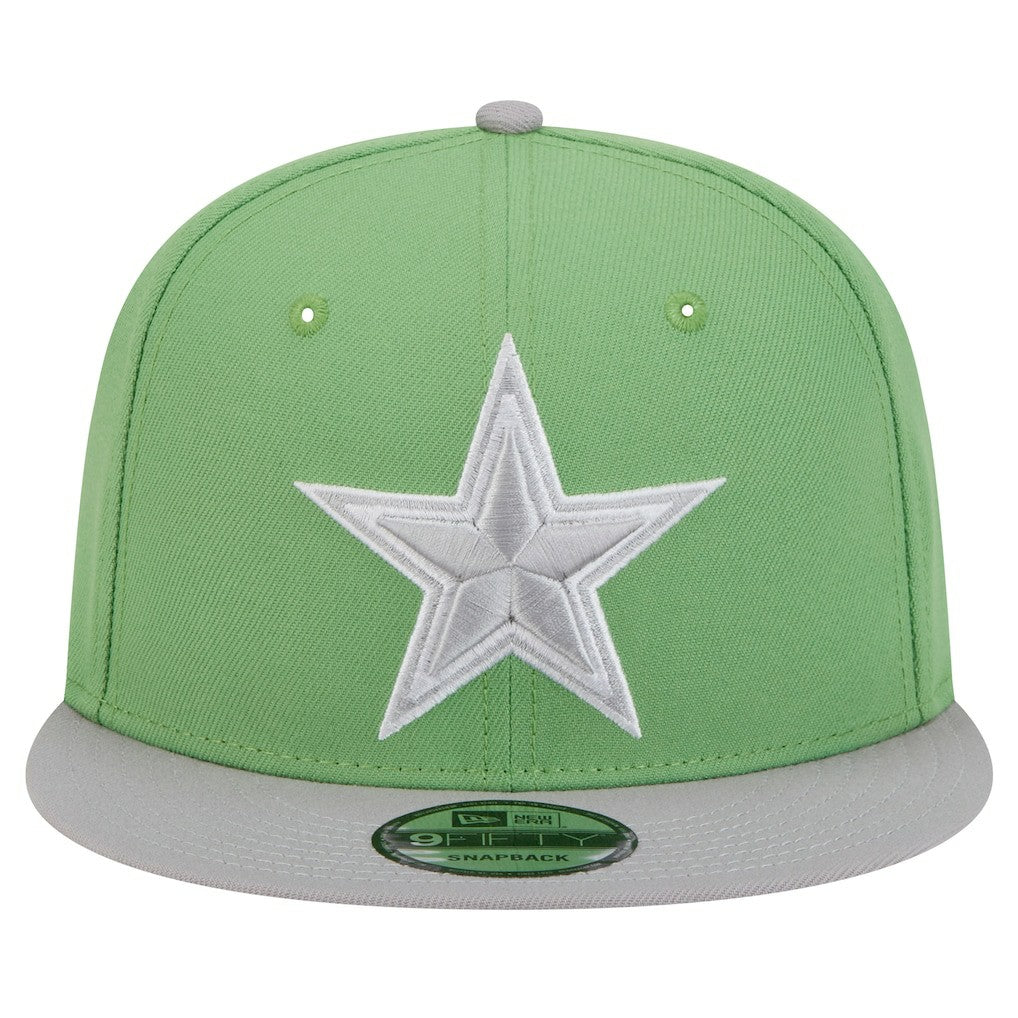 Dallas Cowboys New Era Two-Tone Color Pack 9FIFTY Snapback Hat Green - NFL