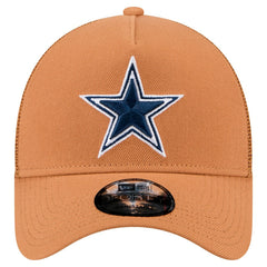 Dallas Cowboys New Era Color Pack Side Patch A-Frame 9FORTY Adjustable Hat Brown - NFL