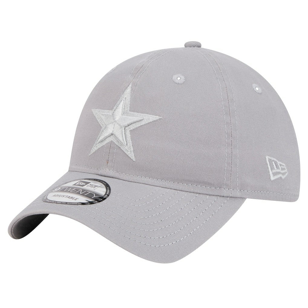 Dallas Cowboys New Era Tonal Color Pack 9TWENTY Adjustable Hat Gray - NFL