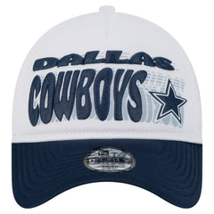 Dallas Cowboys New Era Preschool Team Printed A Frame 9FORTY Adjustable Hat White - NFL