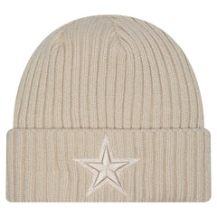 Dallas Cowboys New Era Color Pack Cuffed Knit Hat Stone - NFL