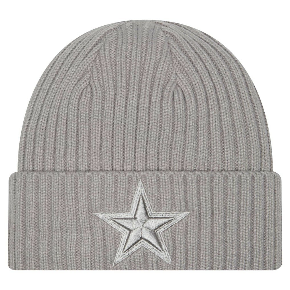 Dallas Cowboys New Era Color Pack Cuffed Knit Hat Gray - NFL