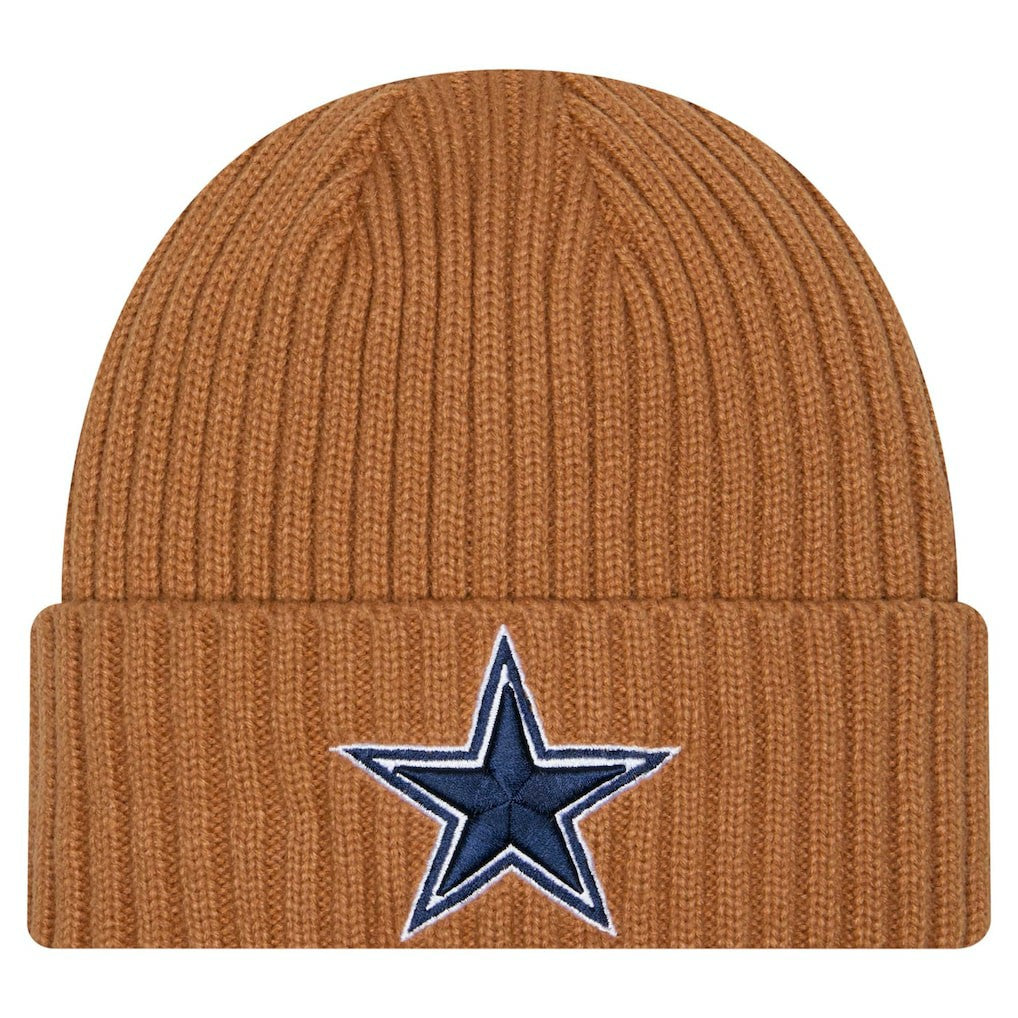 Dallas Cowboys New Era Color Pack Cuffed Knit Hat Brown - NFL