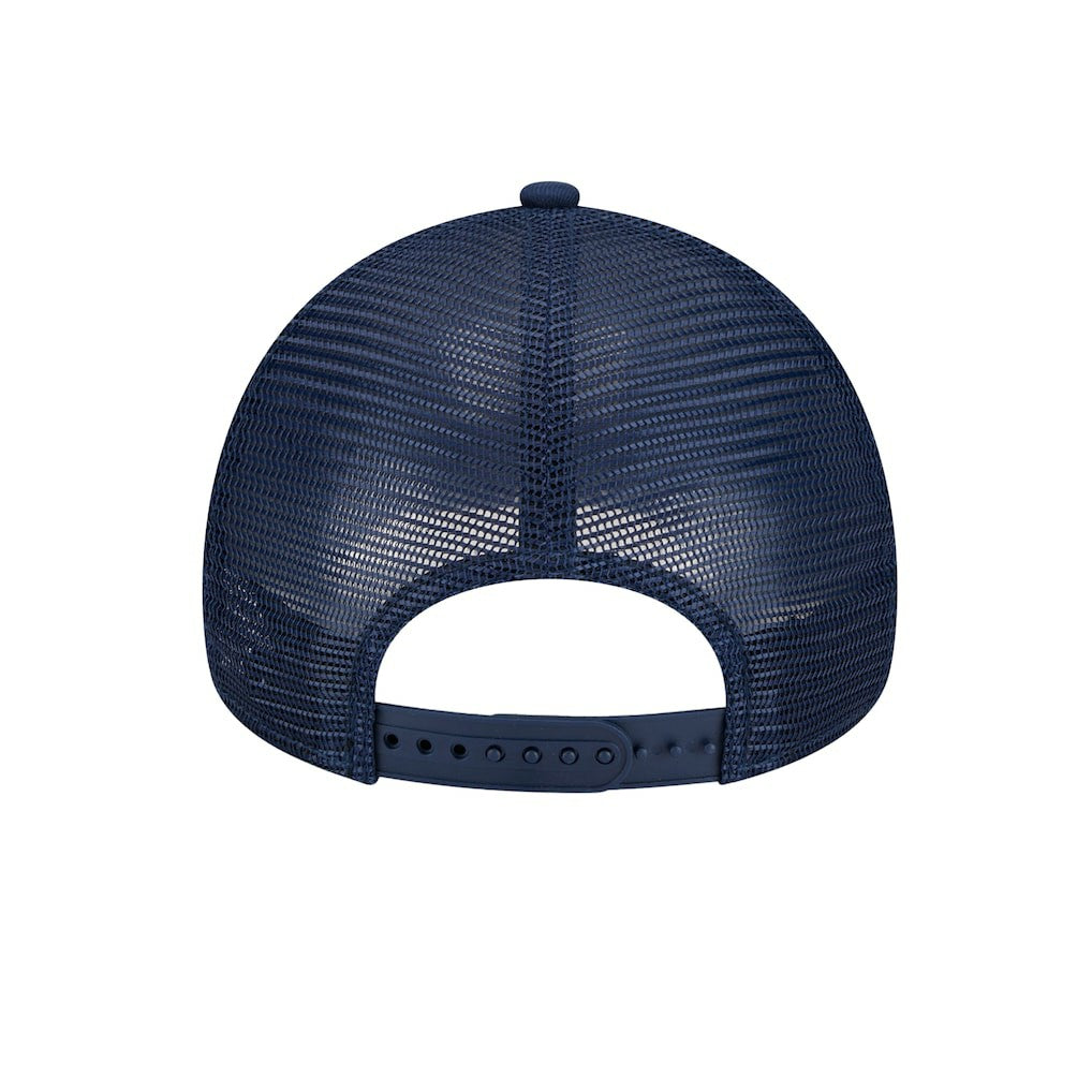 Dallas Cowboys New Era Main A-Frame Trucker 9FORTY Adjustable Hat Navy - NFL