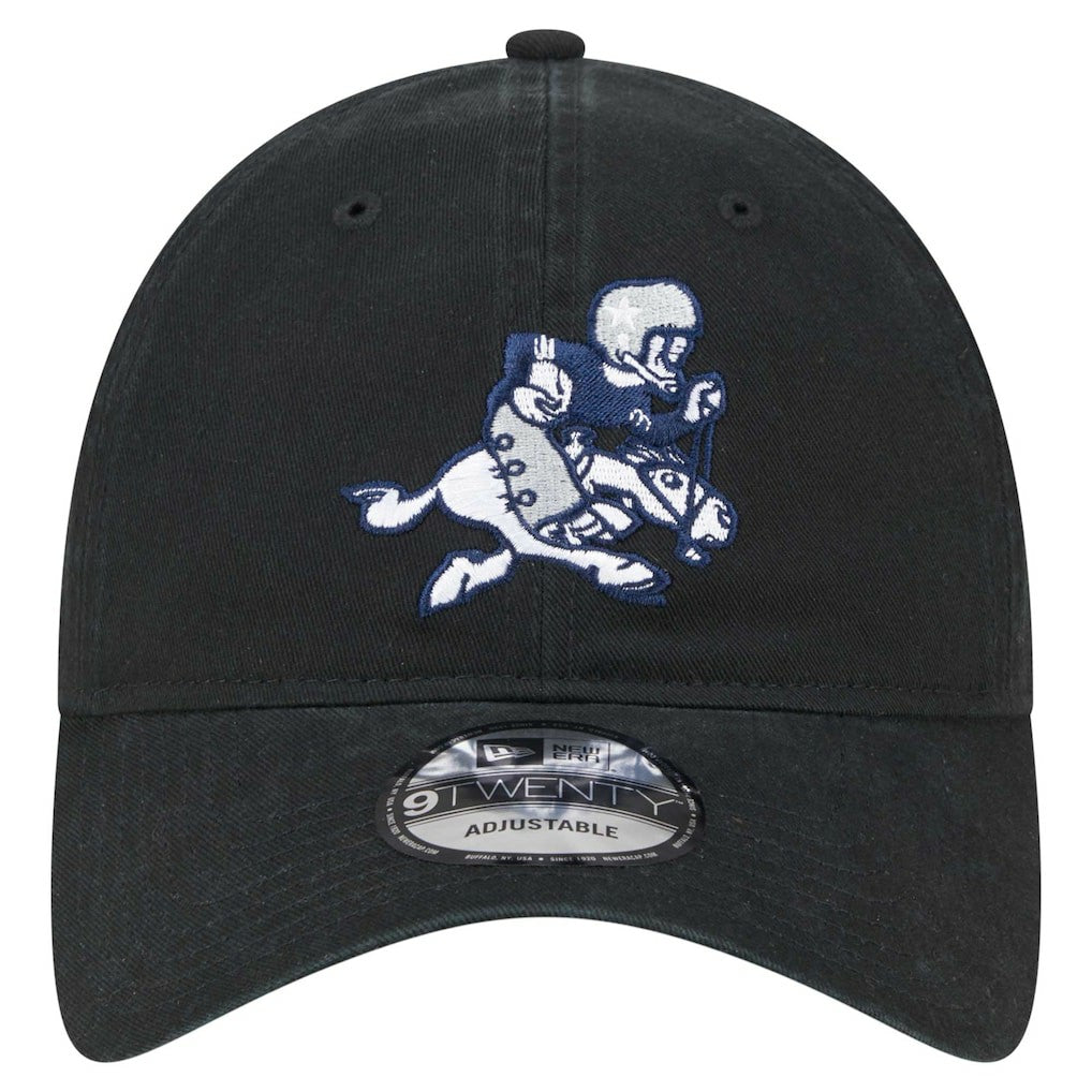 Dallas Cowboys New Era Main 9TWENTY Adjustable Hat Black - NFL