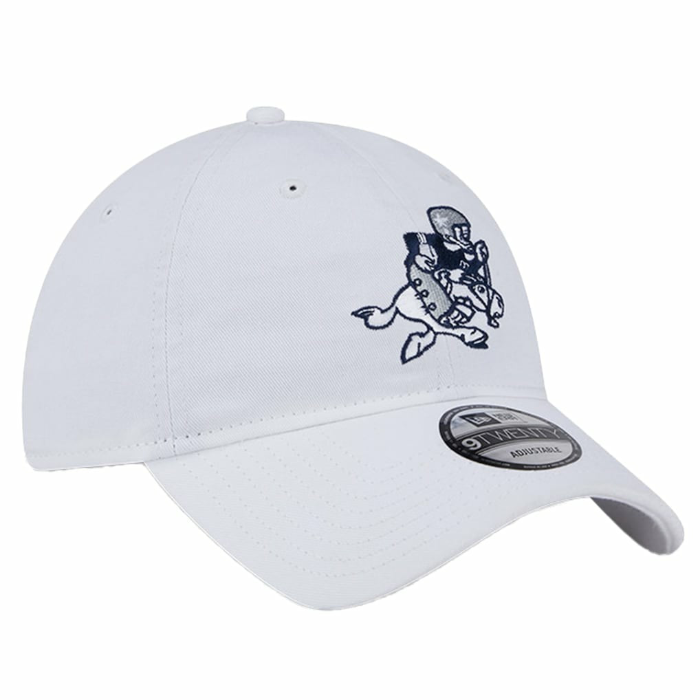 Dallas Cowboys New Era Retro Main 9TWENTY Adjustable Hat White - NFL