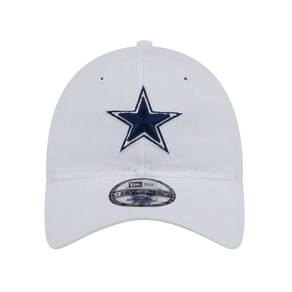 Dallas Cowboys New Era Main 9TWENTY Adjustable Hat White - NFL