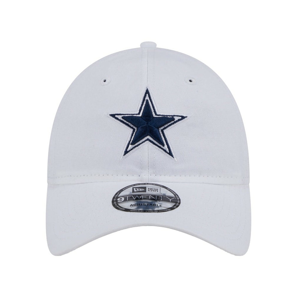 Dallas Cowboys New Era Main 9TWENTY Adjustable Hat White - NFL
