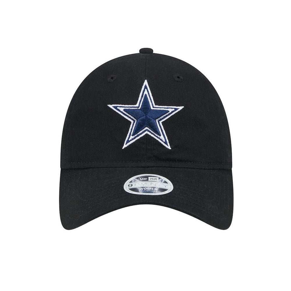 Dallas Cowboys New Era Women's Main 9TWENTY Adjustable Hat Black - NFL
