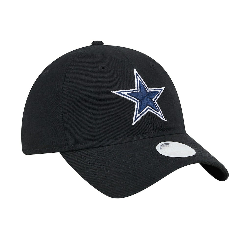 Dallas Cowboys New Era Women's Main 9TWENTY Adjustable Hat Black - NFL