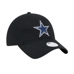 Dallas Cowboys New Era Women's Main 9TWENTY Adjustable Hat Black - NFL