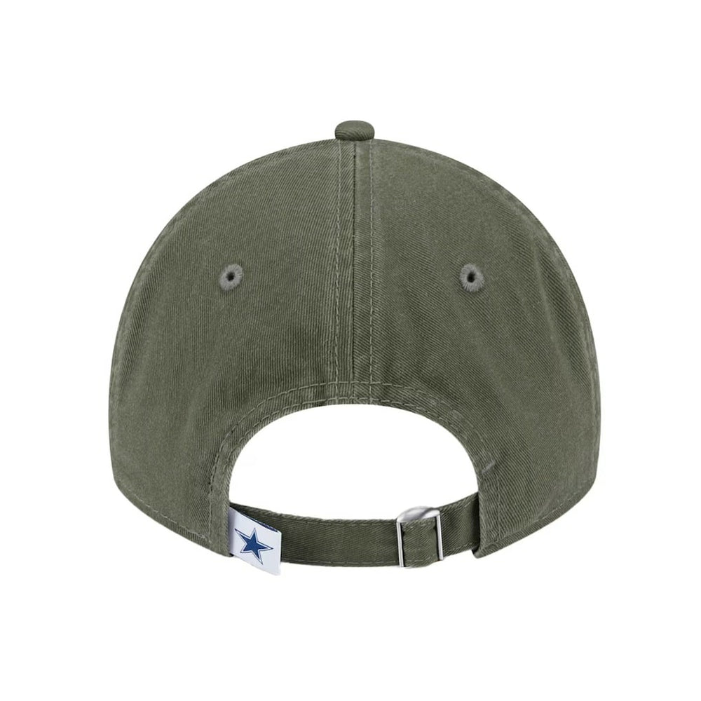Dallas Cowboys New Era Youth Main 9TWENTY Adjustable Hat Olive - NFL