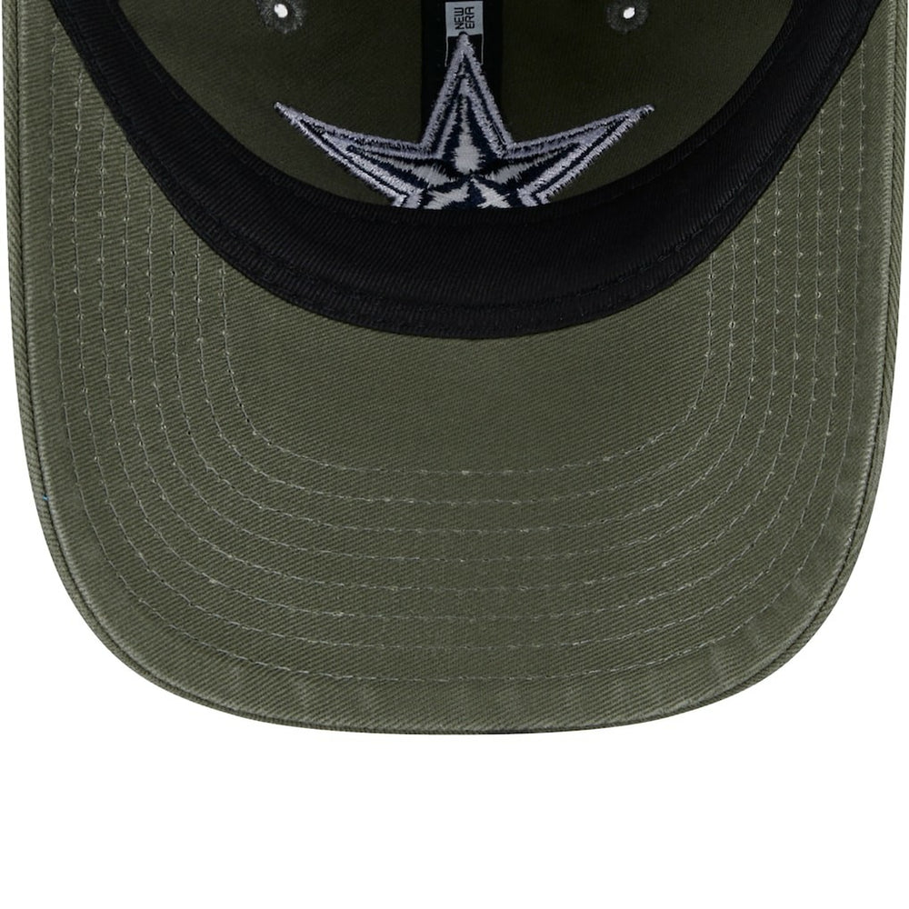 Dallas Cowboys New Era Youth Main 9TWENTY Adjustable Hat Olive - NFL