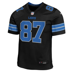 Sam LaPorta Detroit Lions Youth Game Jersey Black - Nike