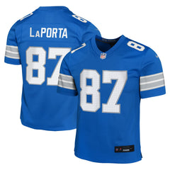 Sam LaPorta Detroit Lions Youth Game Jersey Blue - Nike
