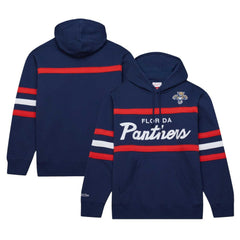 Florida Panthers - Mitchell & Ness Head Coach Pullover Hoodie Navy