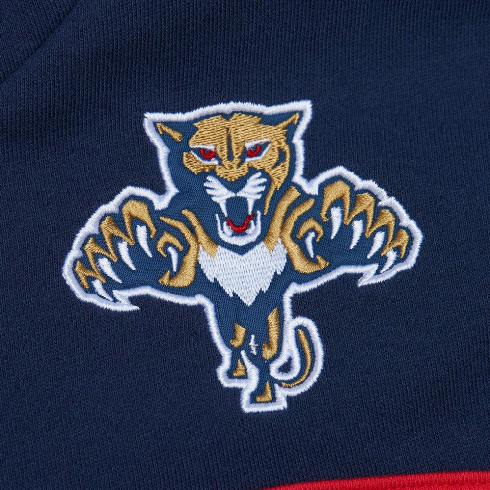 Florida Panthers - Mitchell & Ness Head Coach Pullover Hoodie Navy