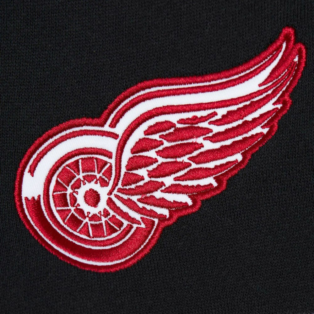 Detroit Red Wings - Mitchell & Ness Head Coach Pullover Hoodie Red/Black