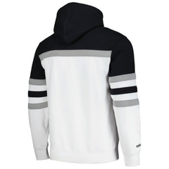 Los Angeles Kings - Mitchell & Ness Head Coach Pullover Hoodie White/Black