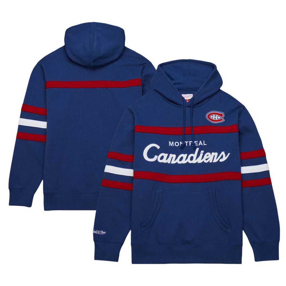 Montreal Canadiens - Mitchell & Ness Head Coach Pullover Hoodie Navy