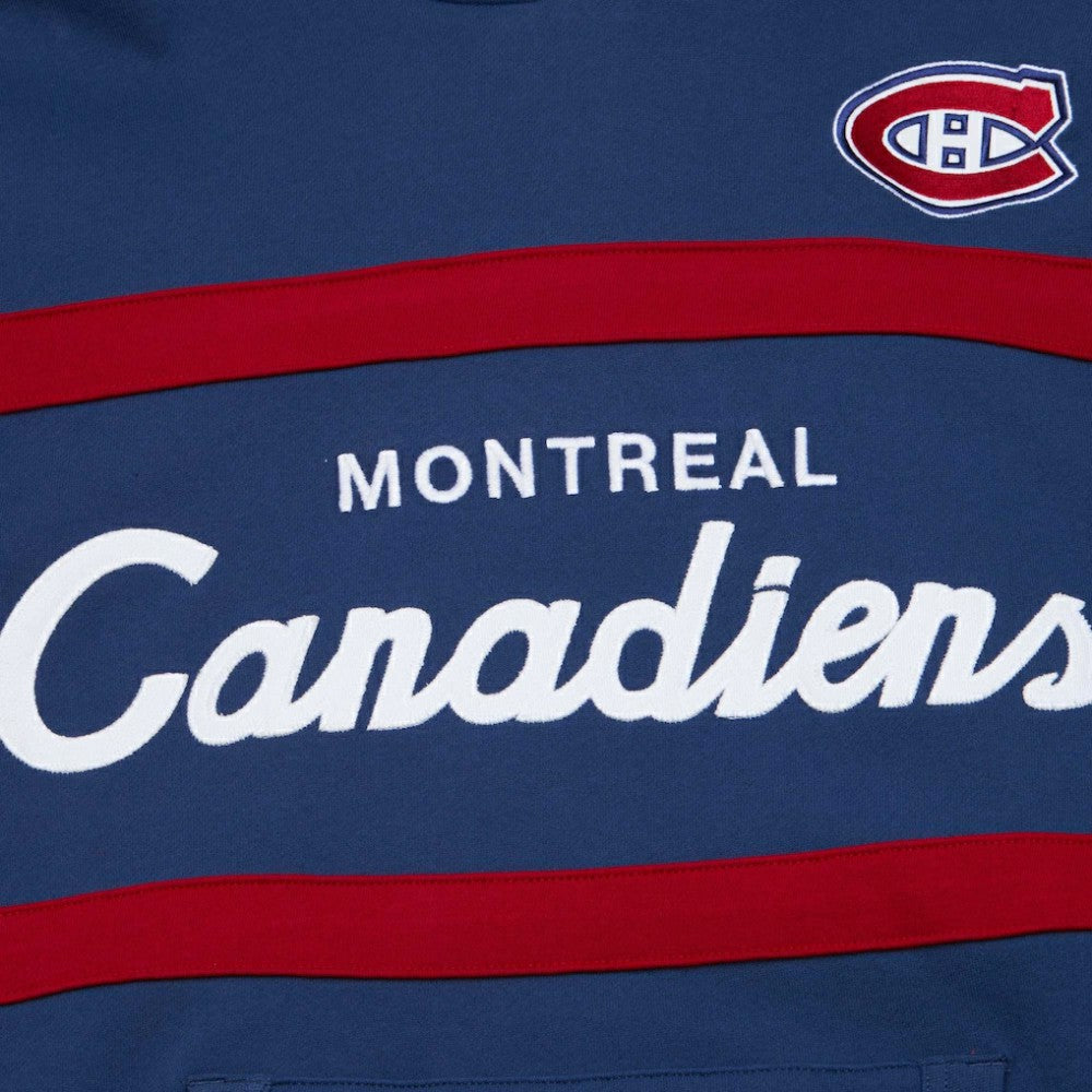 Montreal Canadiens - Mitchell & Ness Head Coach Pullover Hoodie Navy