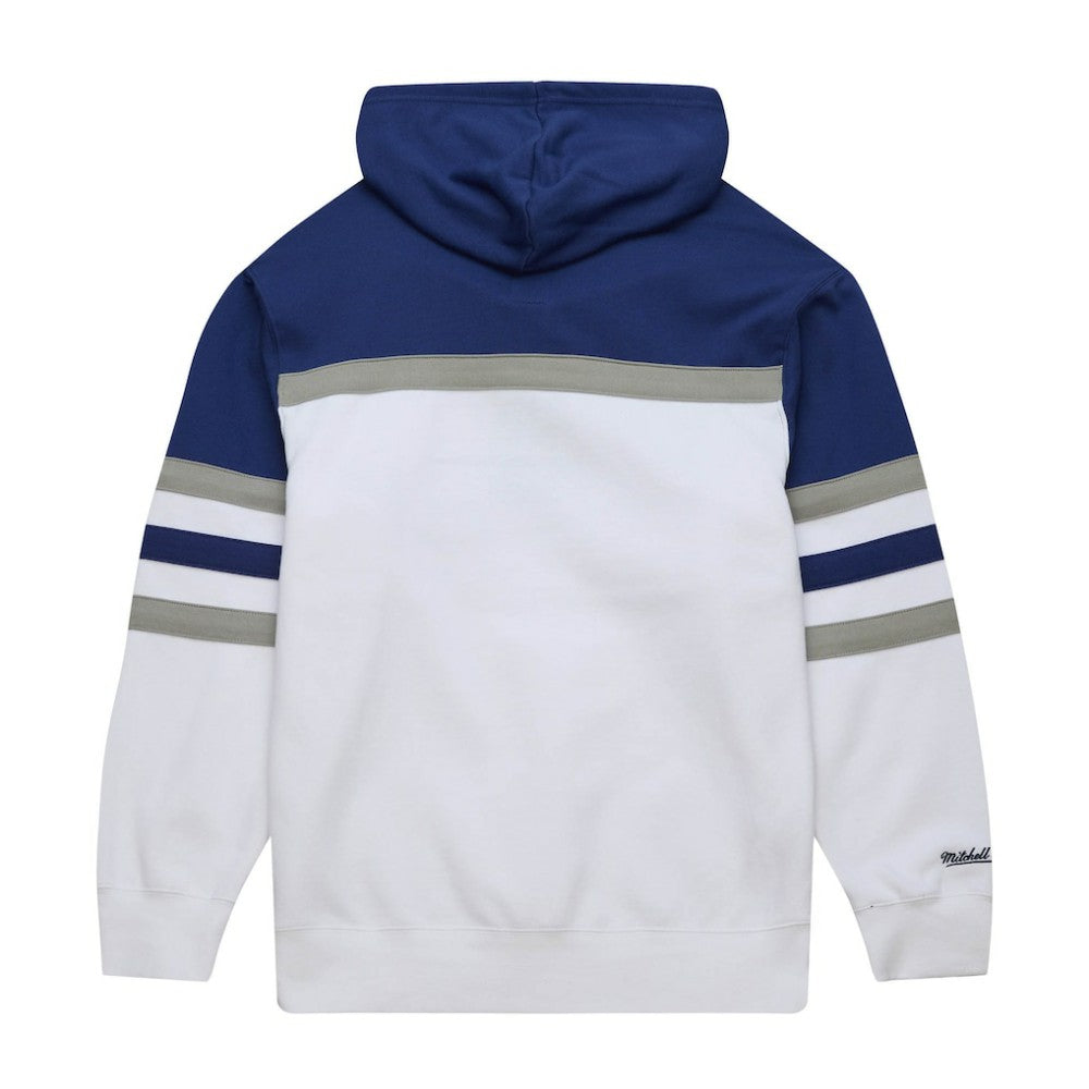 Tampa Bay Lightning - Mitchell & Ness Head Coach Pullover Hoodie White/Blue