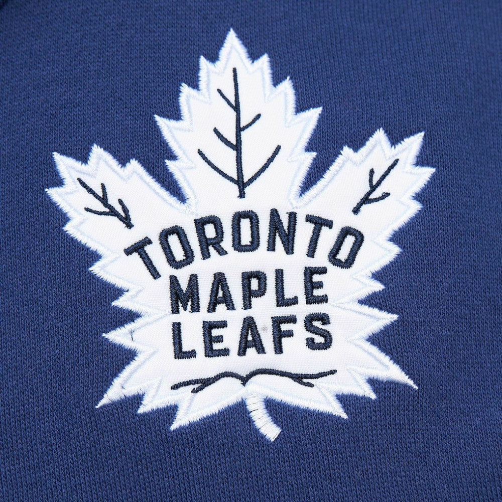 Toronto Maple Leafs - Mitchell & Ness Head Coach Pullover Hoodie White/Blue