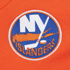 New York Islanders - Mitchell & Ness Head Coach Pullover Hoodie White/Orange