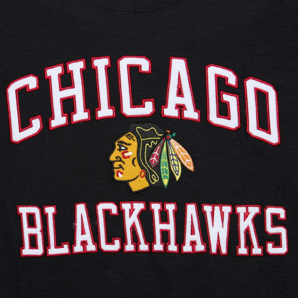 Chicago Blackhawks Mitchell & Ness Legendary Slub T-Shirt Black