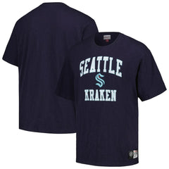 Seattle Kraken Mitchell & Ness Legendary Slub T-Shirt Deep Sea Blue
